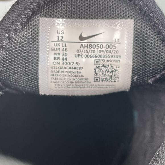 Nike Air Max 270 Men’s Size 12 Triple Black Running Sneakers Athletic Shoes GUC - Picture 9 of 9